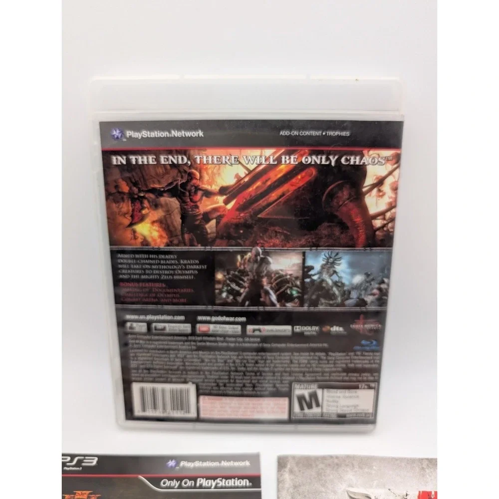 God Of War 3 - Sony Playstation 3 - Sony PS3 - Tested -‎ CIB - Complete NM Disc
